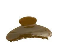 ANTTK Large Acetate Jaw Hair Clip Floral Polka Dot Plaid Pattern Mustard Grey Caramel Brown Claw Clip For Women Thick Hair Effortless Updo French Style Hair Accessory