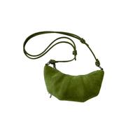 ANTTK PU Leather Crescent Bag for Women, Leopard Print with Stitching Detail, Small Size, Zipper Closure, Concealed Zip Pocket & Card Pocket, Single Strap, Coffee