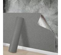 Anttyscar 3mm Grey Thicken Thermal Insulation Wallpaper Room Cold-Proof Wall Sticker Self-Adhesive Wall Panels, Peel and Stick Wallpaper, Waterproof PE Foam for Living Room, and Kids Bedroom New
