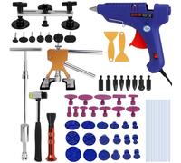 Anttyscar Car Dent Puller, 66 Pcs Dent Removal Kit for Car, Paintless Dent Repair Kit With Dent Puller Lifter, Bridge Puller, T-Bar Puller for Automotive Dent/Door Dings/Hail Damage/Fridge Dents