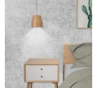 Anttyscar Concrete Grey Cement Wallpaper with Metallic Silver Glitter - Industrial Shabby Chic Ceiling Paper Textured Retro Decorative Luxury Removable Non-Woven Natural Stone Wallpaper Roll