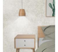 Anttyscar Concrete White Cement Wallpaper with Metallic Silver Glitter - Industrial Shabby Chic Ceiling Paper Textured Retro Decorative Luxury Removable Non-Woven Natural Stone Wallpaper Roll