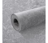 Anttyscar Dark Grey Concrete Effect Wallpaper Thick Textured Distressed Concrete Design Industrial Cement Metallic Glitter Wallpaper Decorative Luxury Wall Paper Roll for Living Room Hallway Bedroom