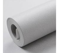 Anttyscar Light Grey Wallpaper Plain Light Grey Textured Geometric Vertical Stripe Textured Wallpaper Modern Minimalist Design for Adults Boys Bedroom Living Room Hallway and Stairs