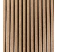 Anttyscar Light Oak Wood Slats Wallpaper Natural Wooden Slats Panelled Wallpaper 9.5 * 0.53M Roll Wooden Slat Wallpaper Wood Effect Modern Realism Contemporary Feature Wall