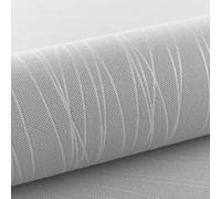 Anttyscar Mix Plain Stripe Textured Thick 3D Embossed Modern Minimalist Wallpaper Roll - Striped Flocking Wallcoverings, No Match Irregular Stripes for Bedroom, Living Room, Lounge - Silver Grey