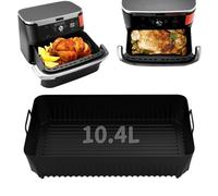Anttyscar Silicone Liners for Ninja AF500UK, Large Silicone Air Fryer Liner for Ninja Flexi Drawer 10.4l, AF500UK Silicone Liners Ninja 10.4 l Air Fryer Accessories Inserts (1PCS,10.4L)