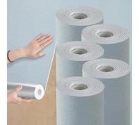 Anttyscar Stripe Blue Thicken Self Adhesive Wallpaper 3D Thermal Insulating Peel and Stick Wallpaper Thermal Insulating Wall Panels Stick On Wall Covering Kitchen Removable Furniture Sticker 5Roll