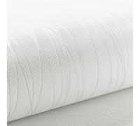 Anttyscar White Wallpaper White Striped Wallpaper for Bedroom Modern Plain Thick Textured Embossed Wallpapers Free No Match Pattern for Adult Teenager Kid Living Room Hallway Lounge
