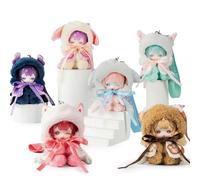 Antu Cute Petite Series Plush Blind Box 1PC (1 of 7 Possible Styles) Cute Figures Collectible Toys Birthday Gifts