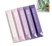 ANTUK 5PCS Double Sided Correction Pens, Double Sided Correction Pen for Wrapping Paper/Crafting/Parcels, Crafting Pens, White out Correction Tape, for Home & Office Use (Purple)