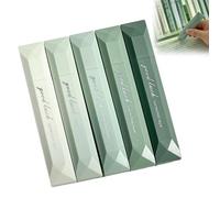 ANTUK 5PCS Double Sided Correction Pens, Double Sided Correction Pen for Wrapping Paper/Crafting/Parcels, Crafting Pens, White out Correction Tape, for Home & Office Use (Green)