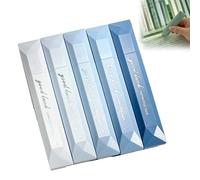 ANTUK 5PCS Double Sided Correction Pens, Double Sided Correction Pen for Wrapping Paper/Crafting/Parcels, Crafting Pens, White out Correction Tape, for Home & Office Use (Blue)