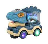 ANTUK Dinosaur Remote Control Cars, 360° Rotating Remote Control Monster Truck with Spray Roar LED Lights, RC Dragon Monster Truck Car Boys Toys Age 3-12, Christmas Birthday Toy Gifts for Kids (Blue)
