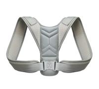 ANTUK Posture Corrector for Men and Women, Back Brace Posture Corrector, Adjustable Back Brace for Upper Back Pain, Neck & Shoulder Support, Breathable Posture Trainer for Men & Women (Gray, L)