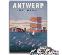 Antwerp 1000 Piece Jigsaw Puzzles for Teenagers, Suitable for Ages 14 And Up Family Fun It Is Ideal As A Gift for The Whole Family 1000pcs(26x38cm)