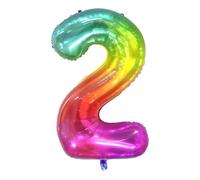 Antwhale 40 Inch Jelly Number 2 Balloon Suitable For Girls To Use All Numbers Are Suitable For Decorating Girls' Birthdays Graduation Ceremonies Princess Parties And Anniversary Events