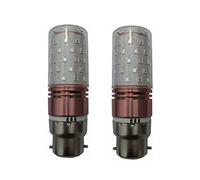 ANTYX 10W B22 Bayonet LED Bulb 12v 24v Low Voltage Corn Bulb Light 2835 SMD 60 LED AC/DC 12-40v for RV Camper Marine, Solar Energy Light And Grid 2-Pack (Color : BLue)