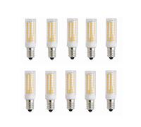 ANTYX 5W Dimmable LED Bulbs, 50W Equivalent Candelabra Bulb, E12 Base Led Candle Bulb,3000K/6000K, 400-450lm,AC100-130V，10-Pack (Color : Cool White)