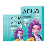 Anua PDRN Hyaluronic Acid Capsule 100 Serum Mask, Hydrating Face Mask for Glass Skin, Dewy Glow and Firm Looking Skin, Salmon DNA PDRN and Collagen, korean Skin Care, 10 Sheet