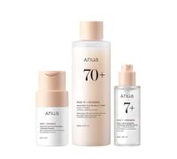 Anua Rice Trio Set : Rice Cleansing Powder & Milky Toner & Hydrating Serum, Marshmallow face mask maker, for Glass skin,Korean Skincare