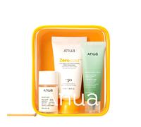 Anua Sun-Ready Travel Kit Zero-Cast Sunscreen & Cleansing oil & Face Wash. Korean Sunscreen with Mini Size Double Cleansing routine Korean Skin