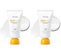 Anua Zero-Cast Moisturizing Sunscreen SPF 50, 50ml (Pack of 2)