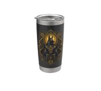 Anu ncient Egyptian Deity Ornate Sacred Geometric Art Stainless Steel Insulated Tumbler
