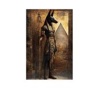 Anu rt Print_ Egyptian God of Afterlife Canvas Poster Wall Art Decor Print Picture Paintings for Living Room Bedroom Decoration 20x30inch(50x75cm)