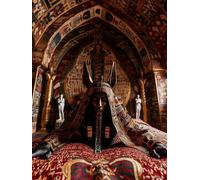 Anubis Diamond Art Kits Adults, 5D Diamond Painting Egypt, DIY Full Drill Cross Stitch Embroidery Crystal Art Kits, Crafts for Adults, Paintings for Home Wall Decor, Gifts for Women 40x52 inch 4-4797