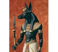 Anubis Diamond Art Kits Adults, Egypt Diamond Painting for Beginners, 5D DIY Full Drill Cross Stitch Embroidery Crystal Art Kits, Crafts for Adults Painting for Home Wall Decor Gifts 12x20 inch U-1310