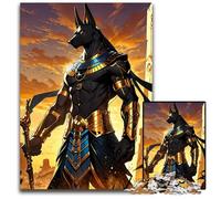 Anubis Egyptian God 1000 Pieces Puzzles for Adults Impossible Jigsaw Puzzles for Adults HighDifficulty Brain Teaser for Teenagers 1000 PCS(38x26cm)