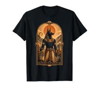 Anu gyptian God Ancient Temple Desert Sacred Art Icon T-Shirt