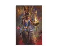 Anubis Egyptian God Art Poster Decorative Painting Canvas Wall Posters And Art Picture Print Modern Family Bedroom Decor Posters 08x12inch(20x30cm) Anubis Egyptian God Art Poster Anubis Egyptian God