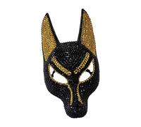 Anu gyptian God Costume Accessory Rhinestones Photo | Egyptian God of Death Costume Accessory for Masqurade Cosplay Halloween, Rhinestones Photo Props Gifts for Men
