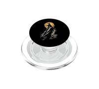 Anu gyptian Jackal Deity Ancient Desert Portrait Art PopSockets PopGrip for MagSafe