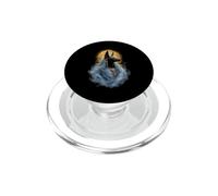Anu gyptian Jackal Deity Ancient Sacred Spirit Icon Art PopSockets PopGrip for MagSafe