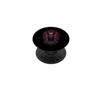 Anu gyptian Jackal Rose Gothic Mythology Portrait Art PopSockets Adhesive PopGrip