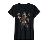 Anu od Egyptian Diety Egyptian Mythology Ancient Egypt Value Graphic T-Shirt, Women, Black, XS