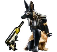 Anu od Wine Holdercountertop Bottle Holder Animal Wine Bottle Stand Egyptian Deity Bottle Rack Wine Bottle Display Holder for Kitchen