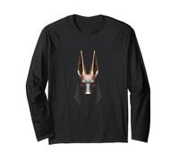 Anubis Head Ancient Egyptian God Art Long Sleeve T-Shirt