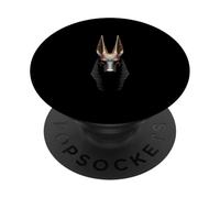 Anubis Head Ancient Egyptian God Art PopSockets Adhesive PopGrip