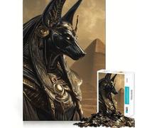 Anubis in Egypt Jigsaw Puzzles 1000 Pieces for Teenagers Reason Boost Vivid Print Enjoyable Challenge Festive Gift (50x75cm)