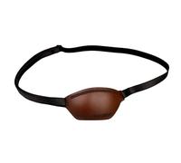 ANUDRA Premium Handmade Leather Eye Patch with Soft Foam Padding, Adult Eye Patch for Men and Women