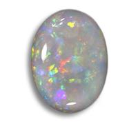 Anuj Sales 13.00 Ratti Natural Fire Opal Stone Rashi Ratna Original and Certified Lab Precious Gemstone Unheated and Untreated Gems for Astrological Purpose