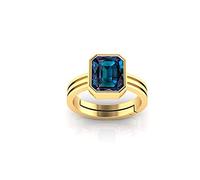 Anuj Sales Certified Unheated Ring 10.00 Ratti 9.50 Carat Quality Natural Alexandrite Gold Plated for Men and Women (Lab Certified) Loose Gemstone Alexandrite Loose Gemstones