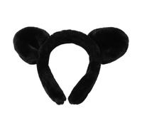 Anulely Bear Ears Headband Adult,Cute Plush Hairband Bear Ears | Skincare Makeup Spa Headband for Washing Face, Women Girls Hair Accessories