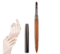 Anulely Detail Brush,Nail Fine Liner Brushes | Sandalwood Nail Polish Brush For Thin Details, Fine Drawing, Long Lines, Home Use And Professional Nail Salon