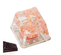 Anulely Dry Flowers Keyboard Keycap,Gypsophila Game Keyboard Keycap | Replacement, Shine Through Translucent Esc Keycap R4 Keycap Eternal Flower