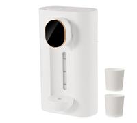 Anulely Electric Wine Dispenser, Wall Mounted Alcohol Dispenser, Drink Dispenser with 2 Magnetic Cups, 540ml Small Dispenser, 3 Modes Beverage Dispenser for Women and